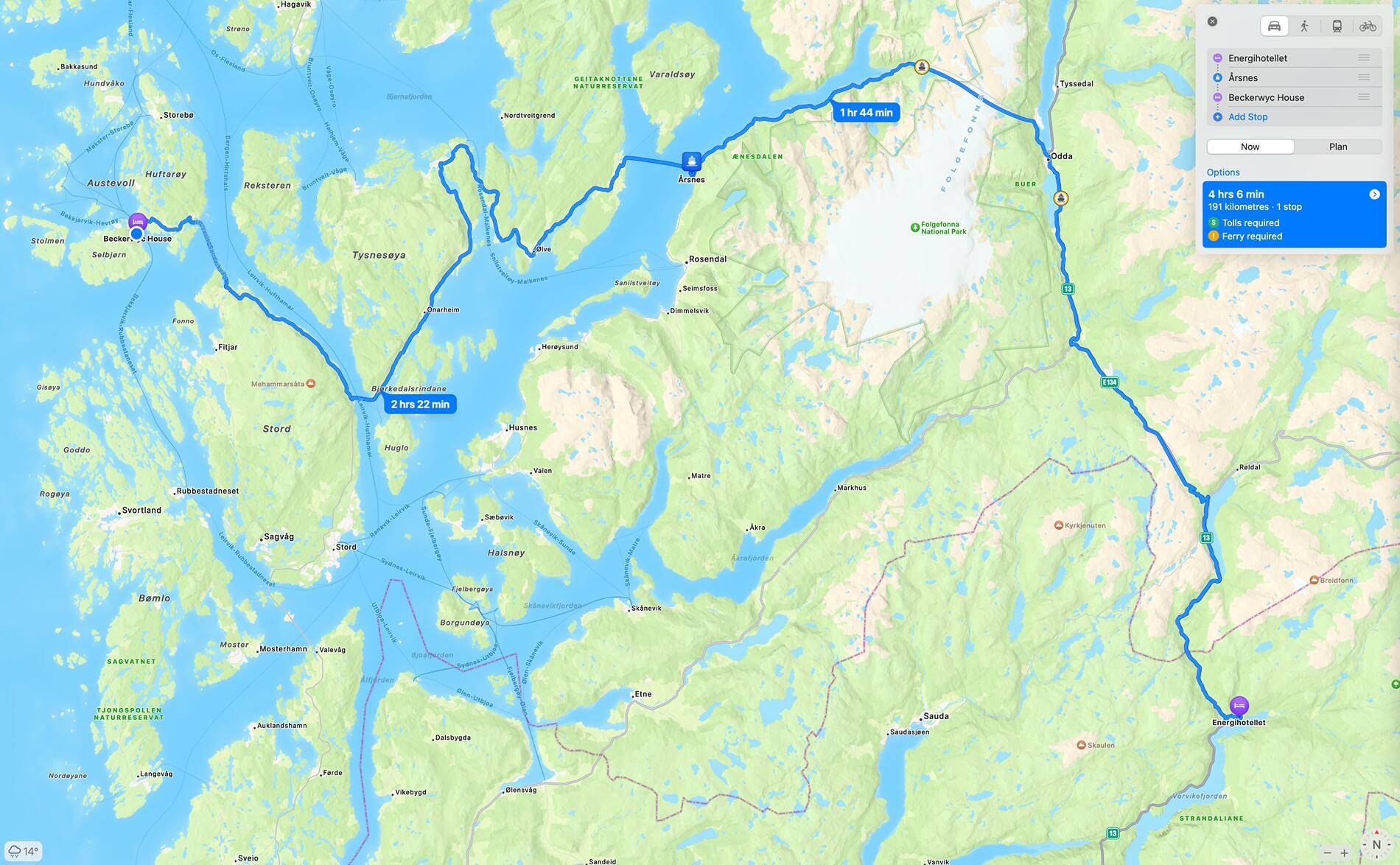 Porsche Taycan Taycan to the Norwegian Fjords (Summer 2024 Trip Journal) Screenshot 2024-08-15 at 21.51.36