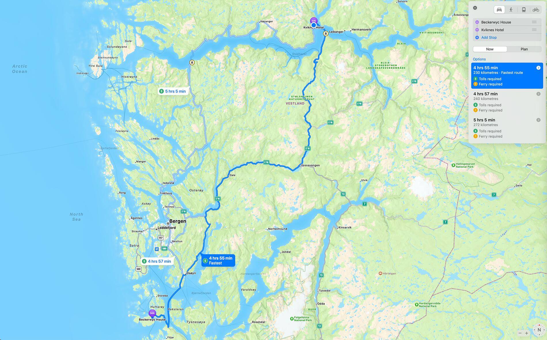Porsche Taycan Taycan to the Norwegian Fjords (Summer 2024 Trip Journal) Screenshot 2024-08-17 at 09.59.30