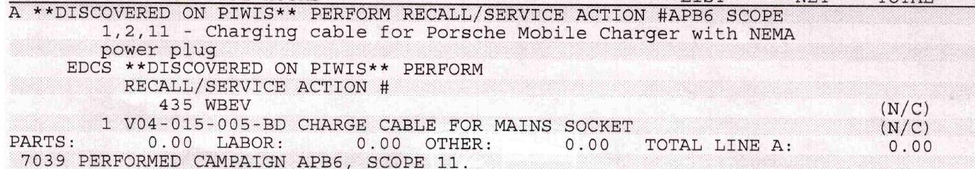 Porsche Taycan Did I get the correct replacement 14-50 cable? (Recall APB6) 1723977656866-jv