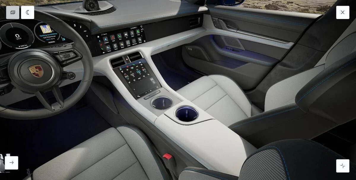 Porsche Taycan Taycan CT 4S MY config Gentiane-2
