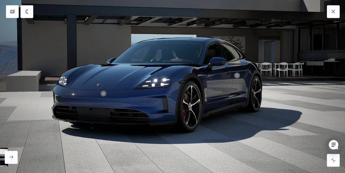 Porsche Taycan Taycan CT 4S MY config Gentiane-4