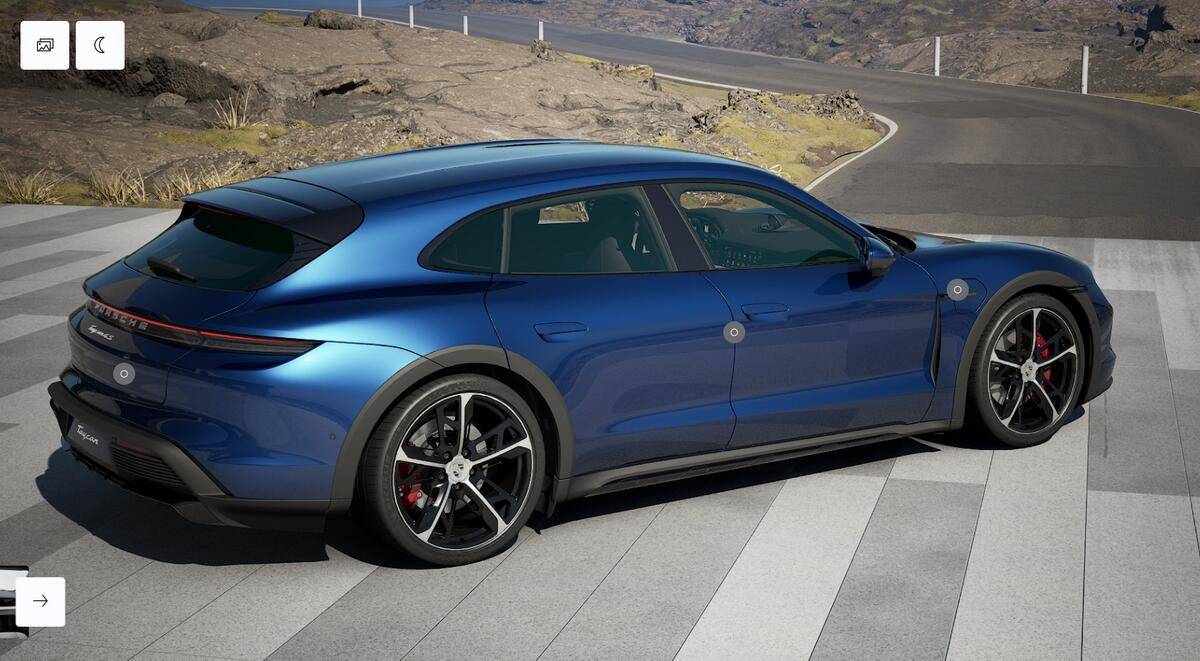 Porsche Taycan Taycan CT 4S MY config Gentiane-5