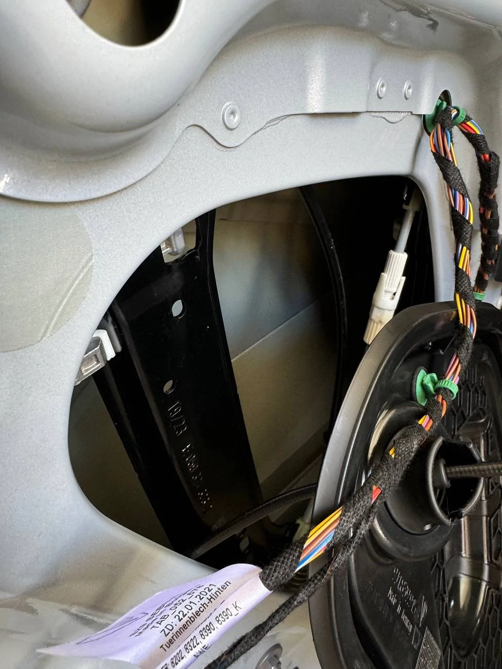 Porsche Taycan Fixed door rattle - Bose speaker voice coil blown IMG_1515