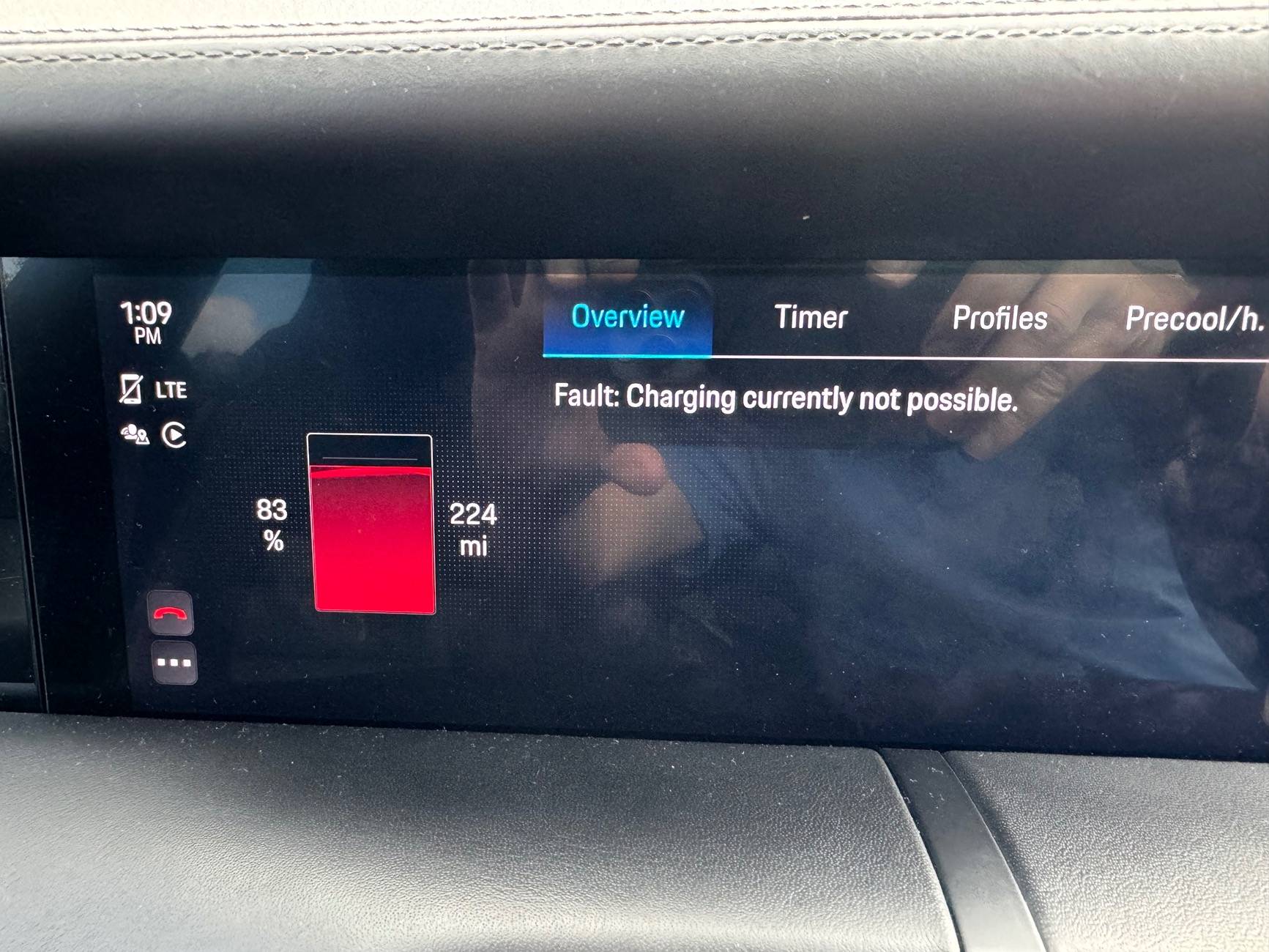 Porsche Taycan Uk InstaVolt issue at 80% IMG_1333