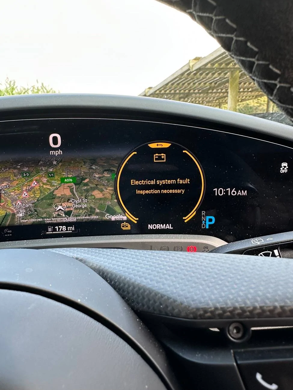 Porsche Taycan Tesla Supercharger (250kw) resulting in electrical system error. IMG_6162