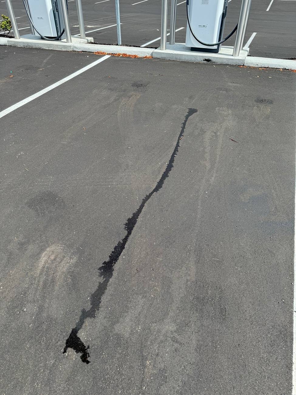 Porsche Taycan Fluid leaking during charging IMG_2370