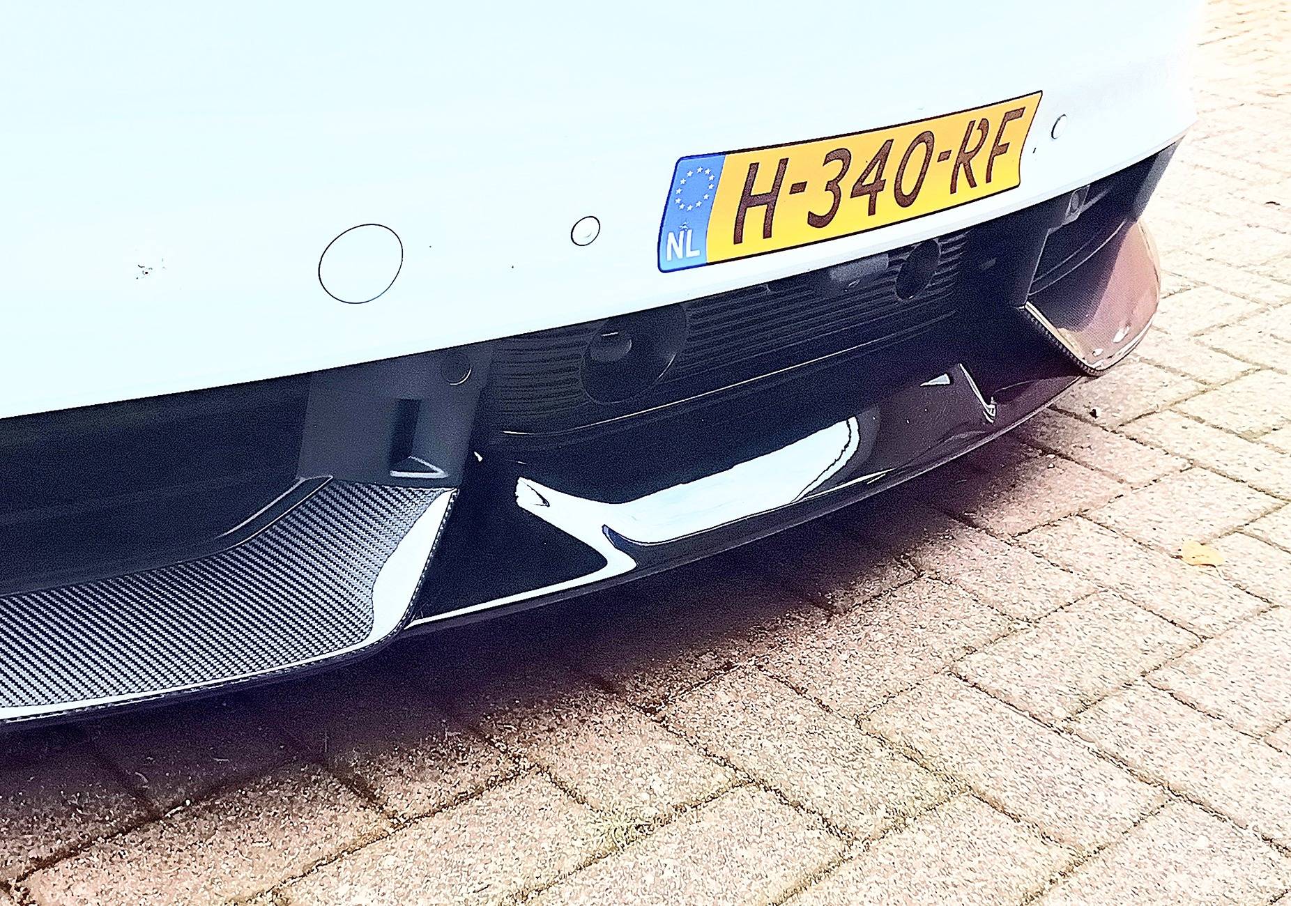 Porsche Taycan I painted my Mission E wheels white. IMG_20240903_125426973_HDR