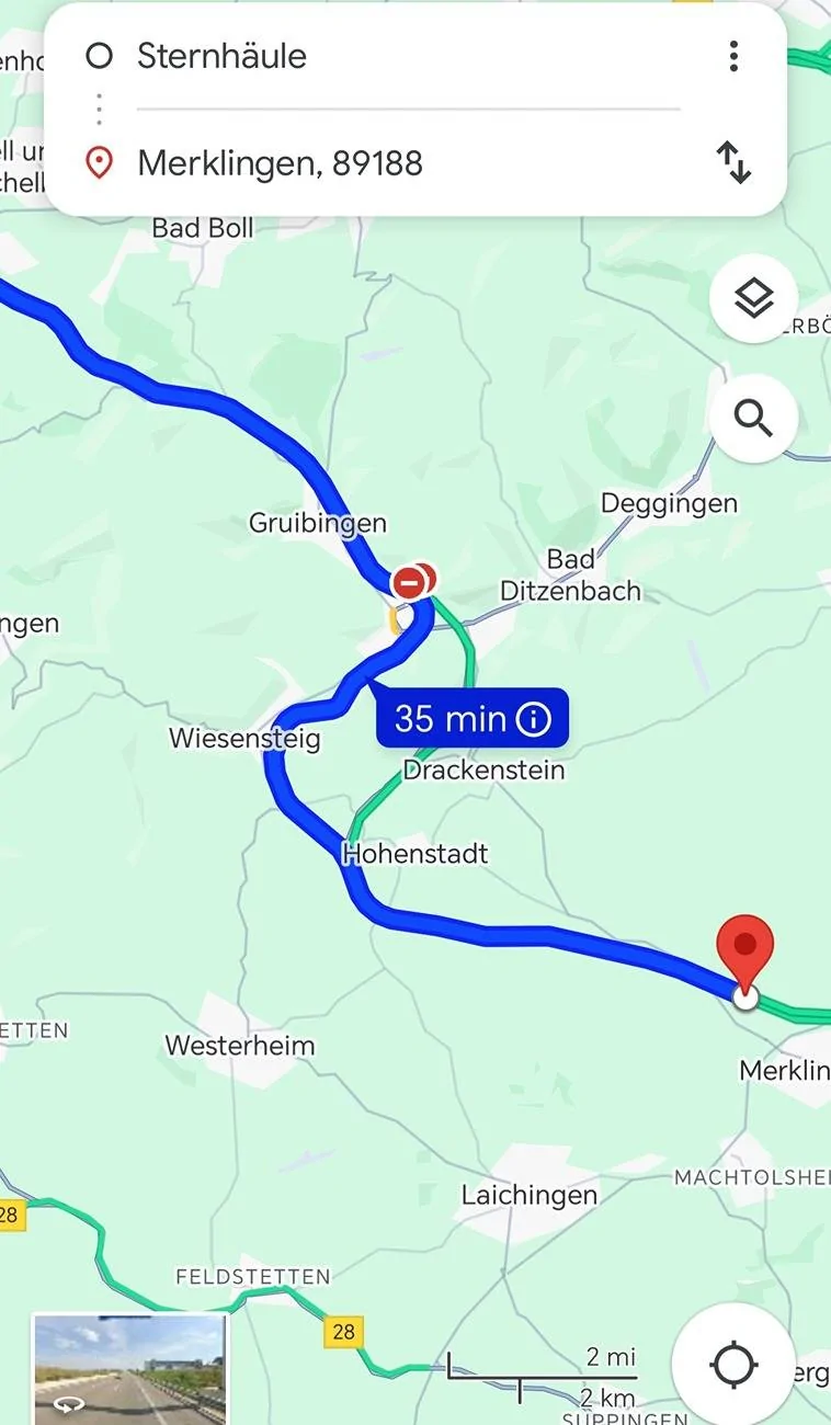 Porsche Taycan Road trip to Stuttgart Screenshot_20240906_000825_com.google.android.apps.maps_edit_198389984909631