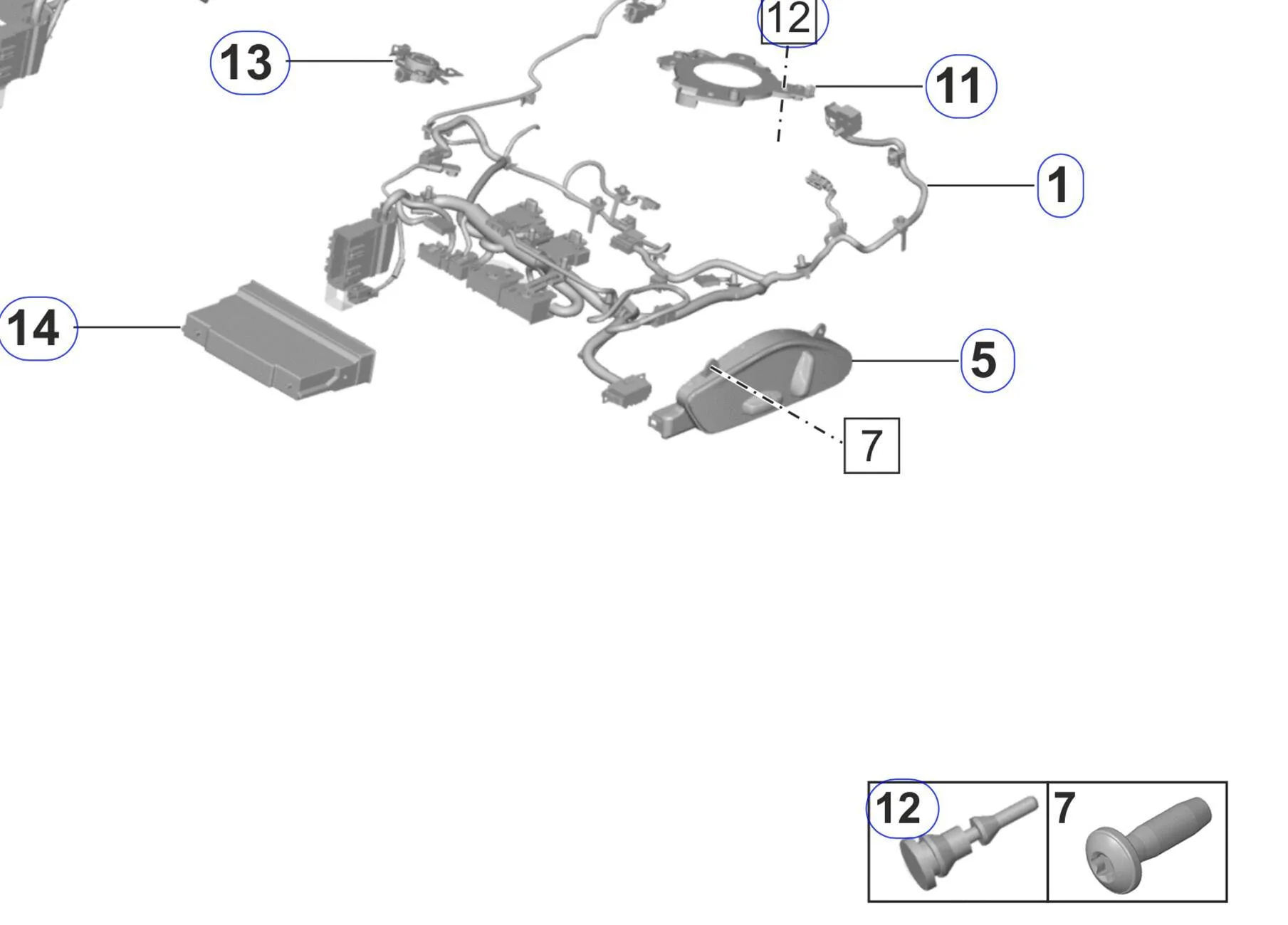 Porsche Taycan Seat button fell off 1725654065418-z