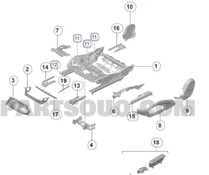 Porsche Taycan Seat button fell off 1725654082546-vq