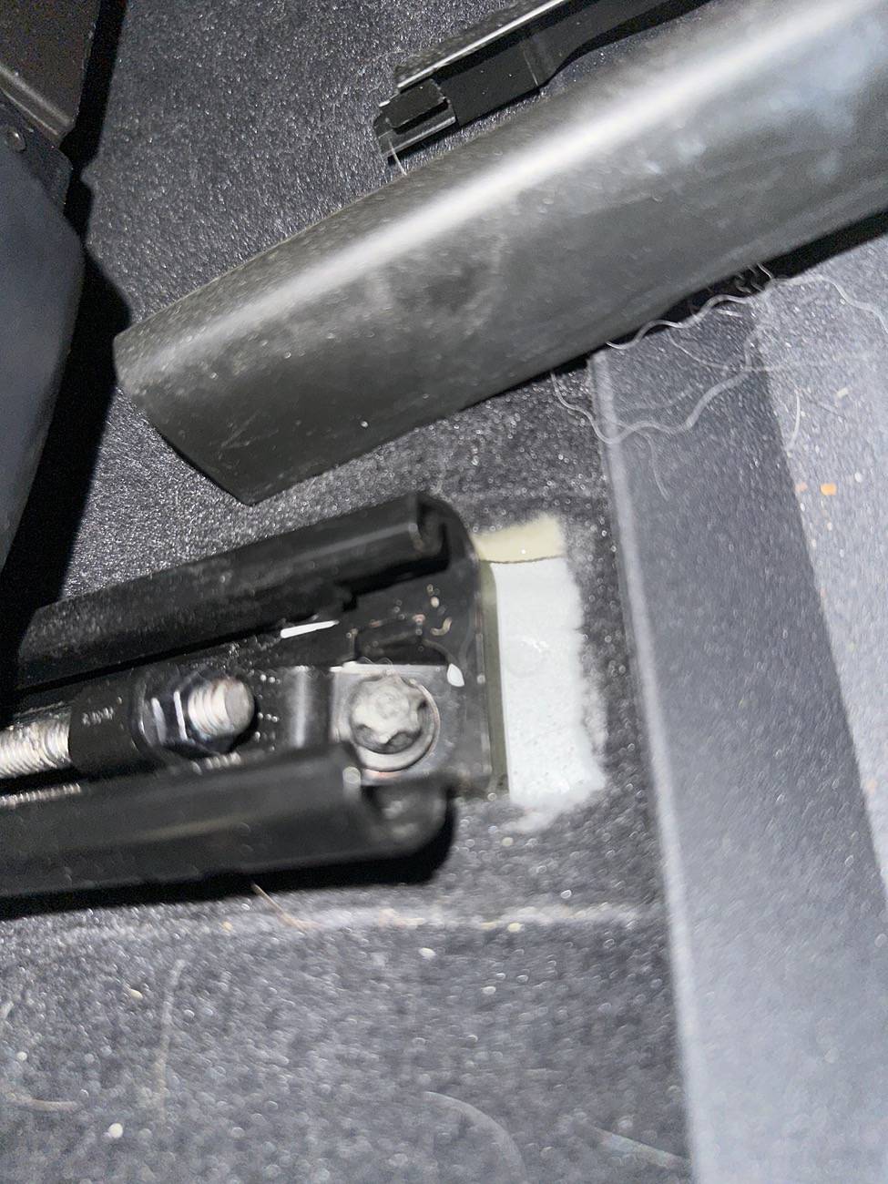 Porsche Taycan Seat button fell off image