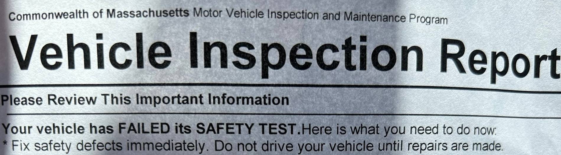 Porsche Taycan Taycan fails state safety inspection!  (sort of...) IMG_7383