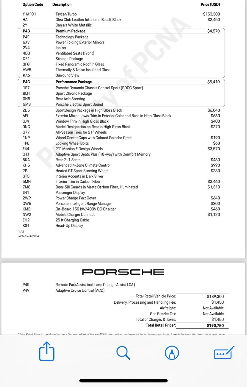 Porsche Taycan Need Advice on Purchasing 2023 CPO vs 2025 IMG_4186