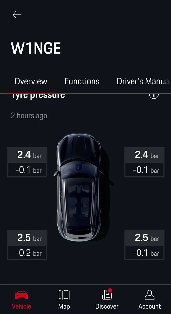 Porsche Taycan Opinions please - tyre/tire wear Screenshot_20240913-112420_My Porsch