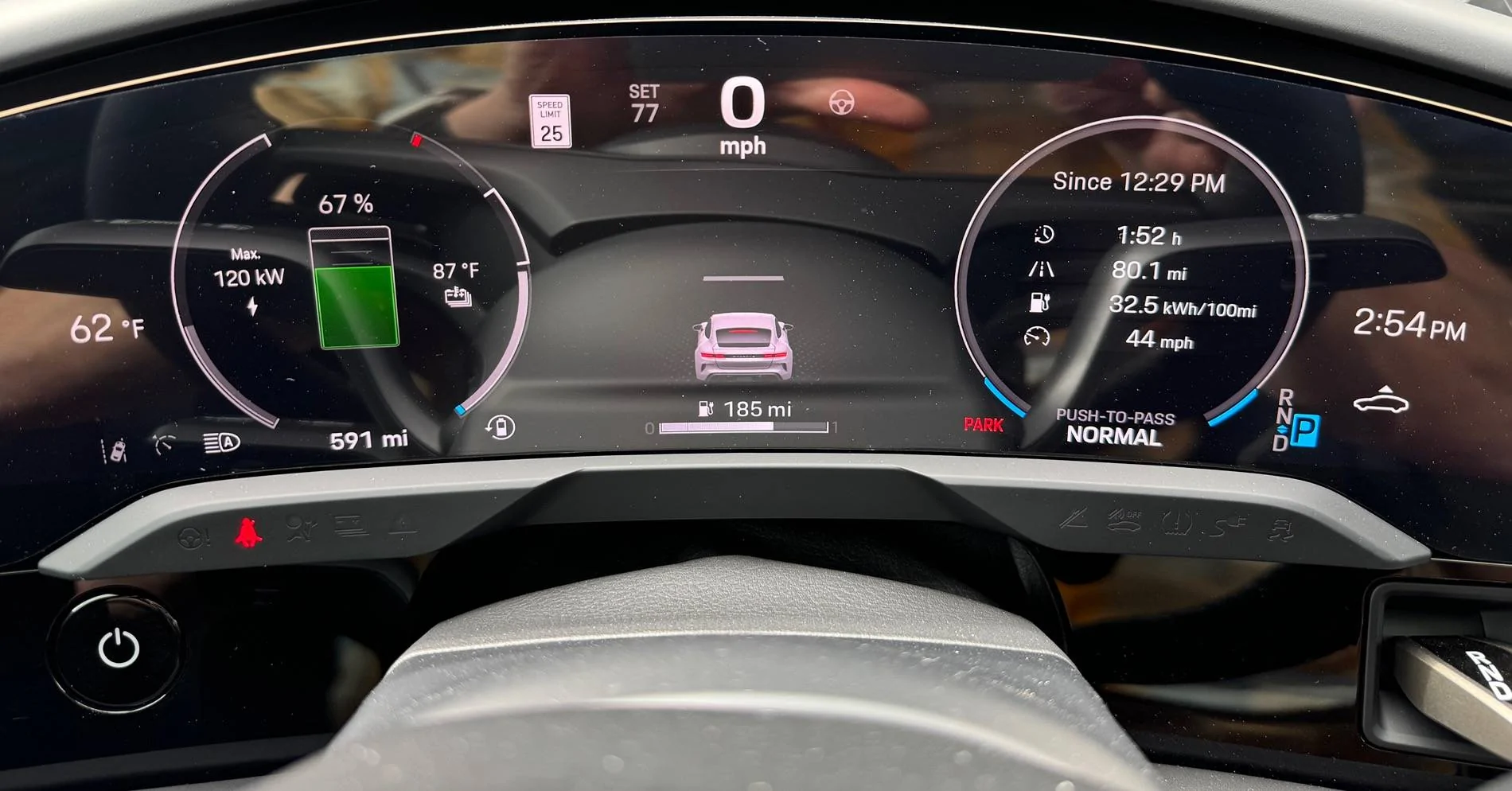 Porsche Taycan Early 2025 Taycan Turbo Range Data Turbo Rang