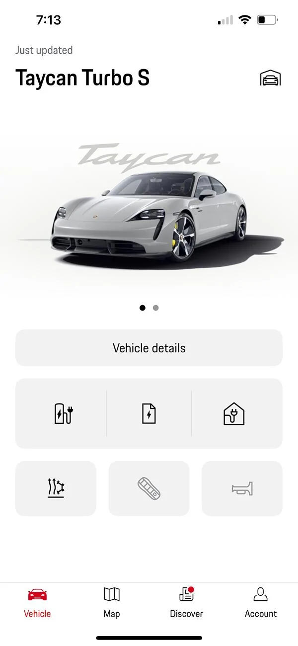 Porsche Taycan Porsche Connect, expiring. IMG_1931