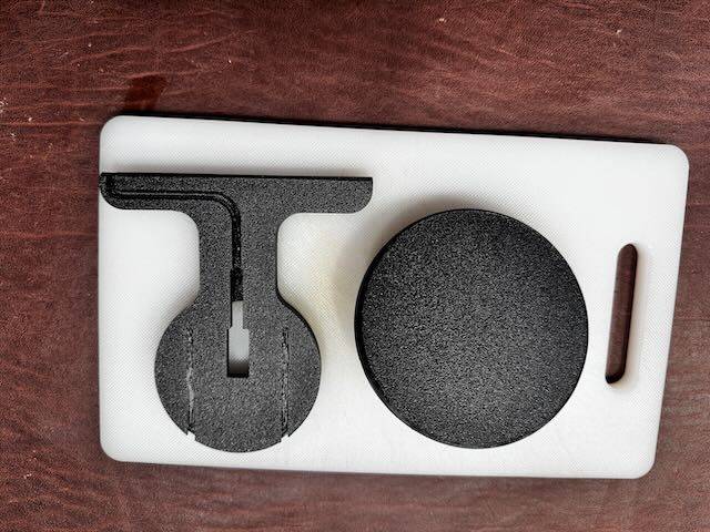 Porsche Taycan Taycan Phone Charger / Holder (3D Printed): Conceals Charger Cable, No Console Modifications Needed IMG_1296