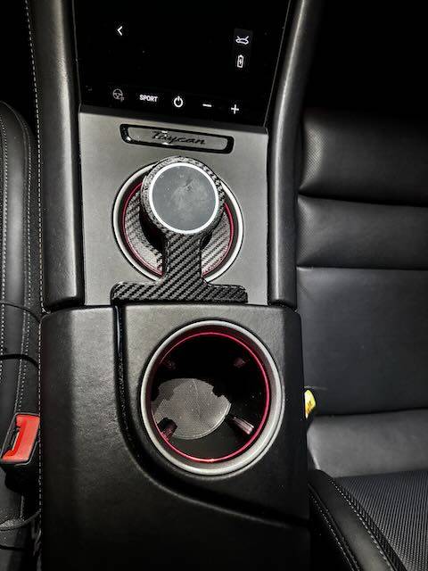 Porsche Taycan Taycan Phone Charger / Holder (3D Printed): Conceals Charger Cable, No Console Modifications Needed IMG_1297