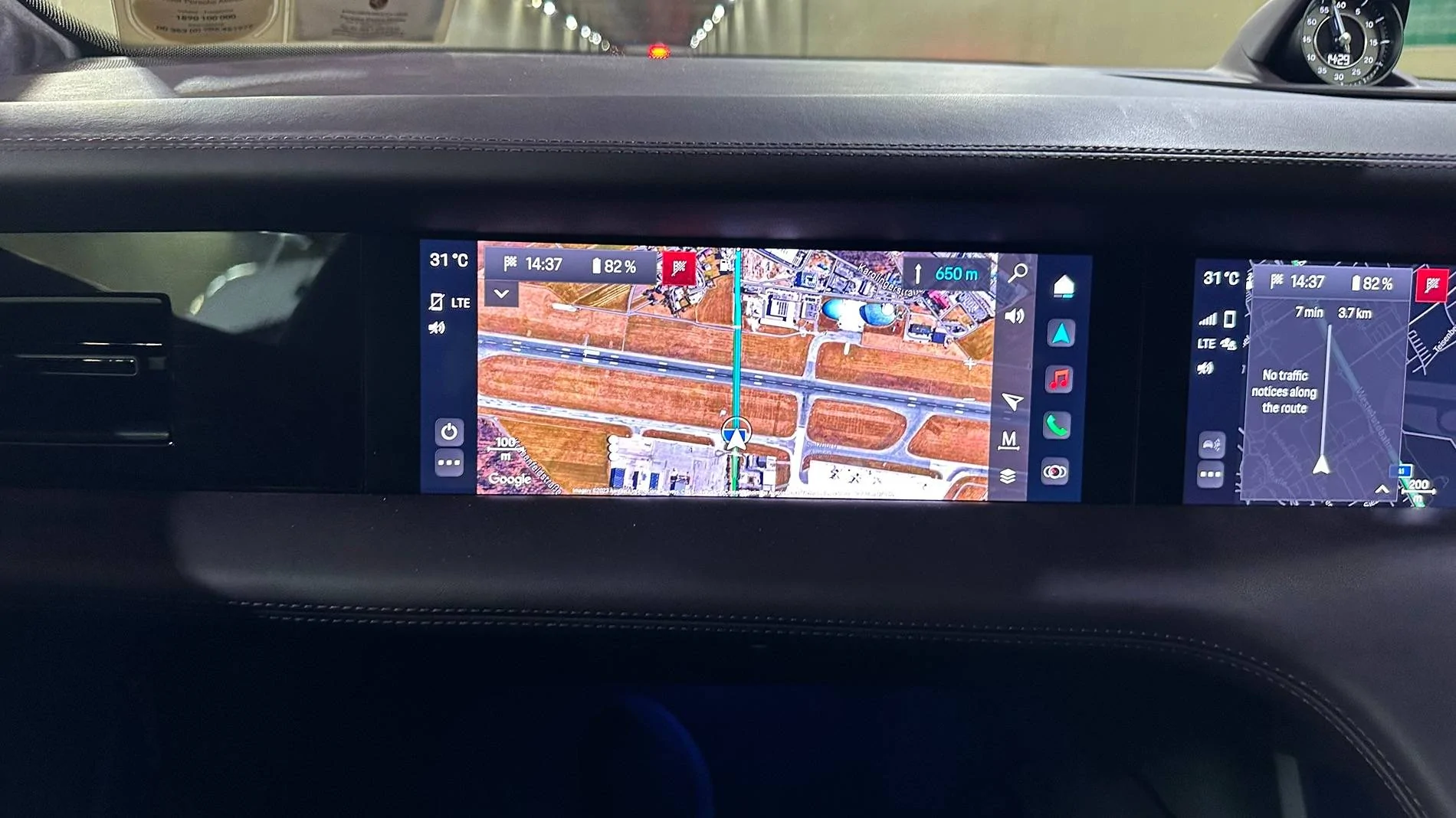 Porsche Taycan Passenger display retrofit install? IMG_1449