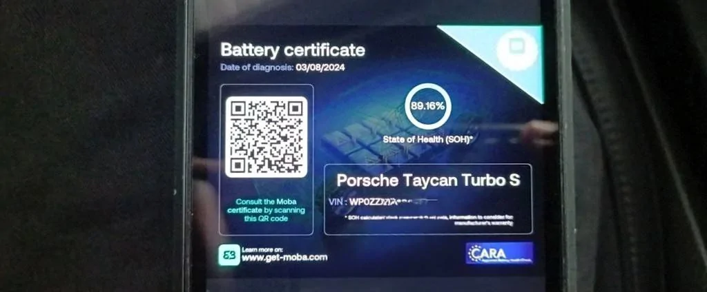 Porsche Taycan 2022 Taycan 4 Cross Turismo Turbo S - battery degradation @ 89% photo-018-2