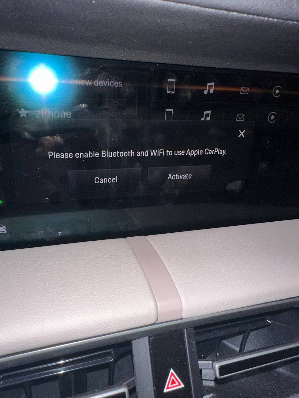 Porsche Taycan Neither Wireless nor Wired CarPlay are working IMG_8315