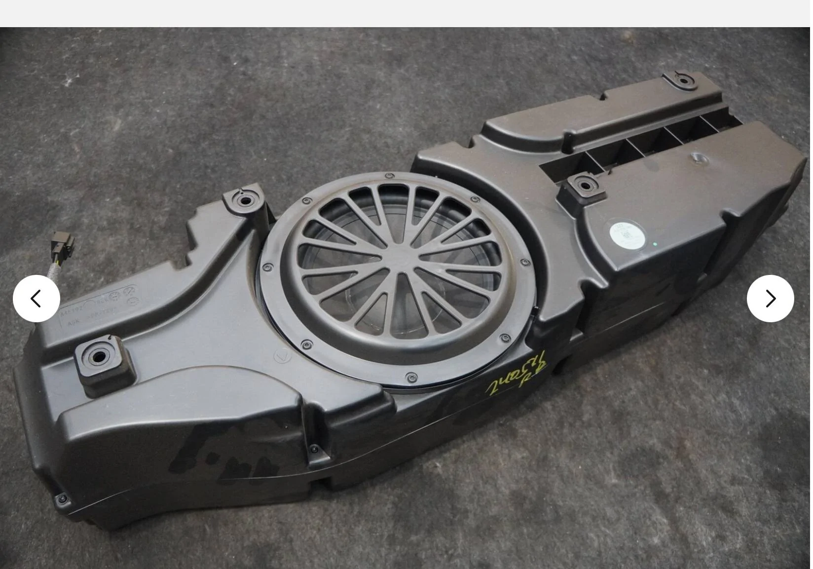 Porsche Taycan Subwoofer upgraded! IMG_1312
