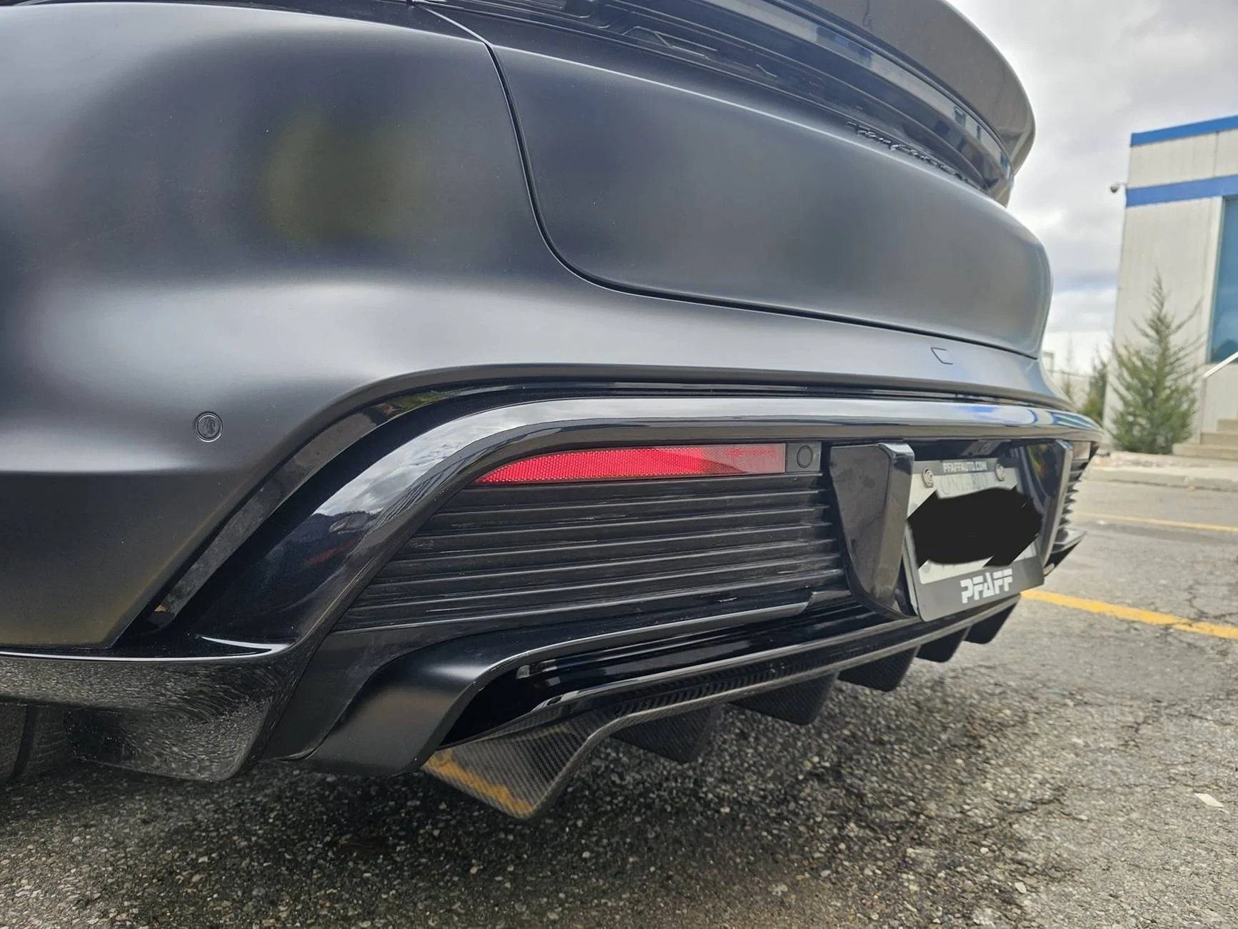 Porsche Taycan Painting Lower Plastics - What did you pay? painted2