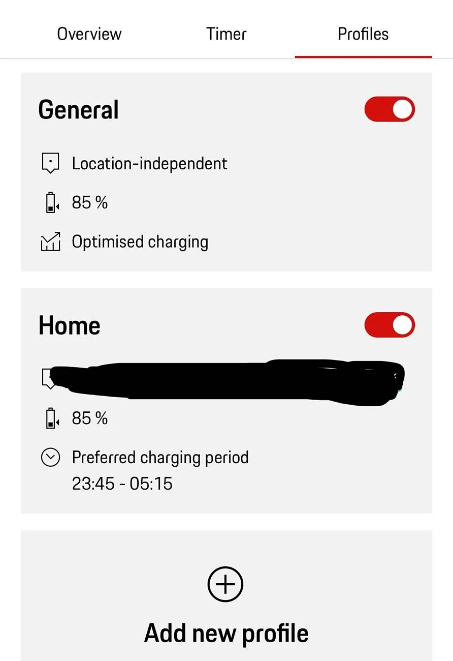 Porsche Taycan Ho to set up charging profile with Octopus Intelligent Go? IMG_5824