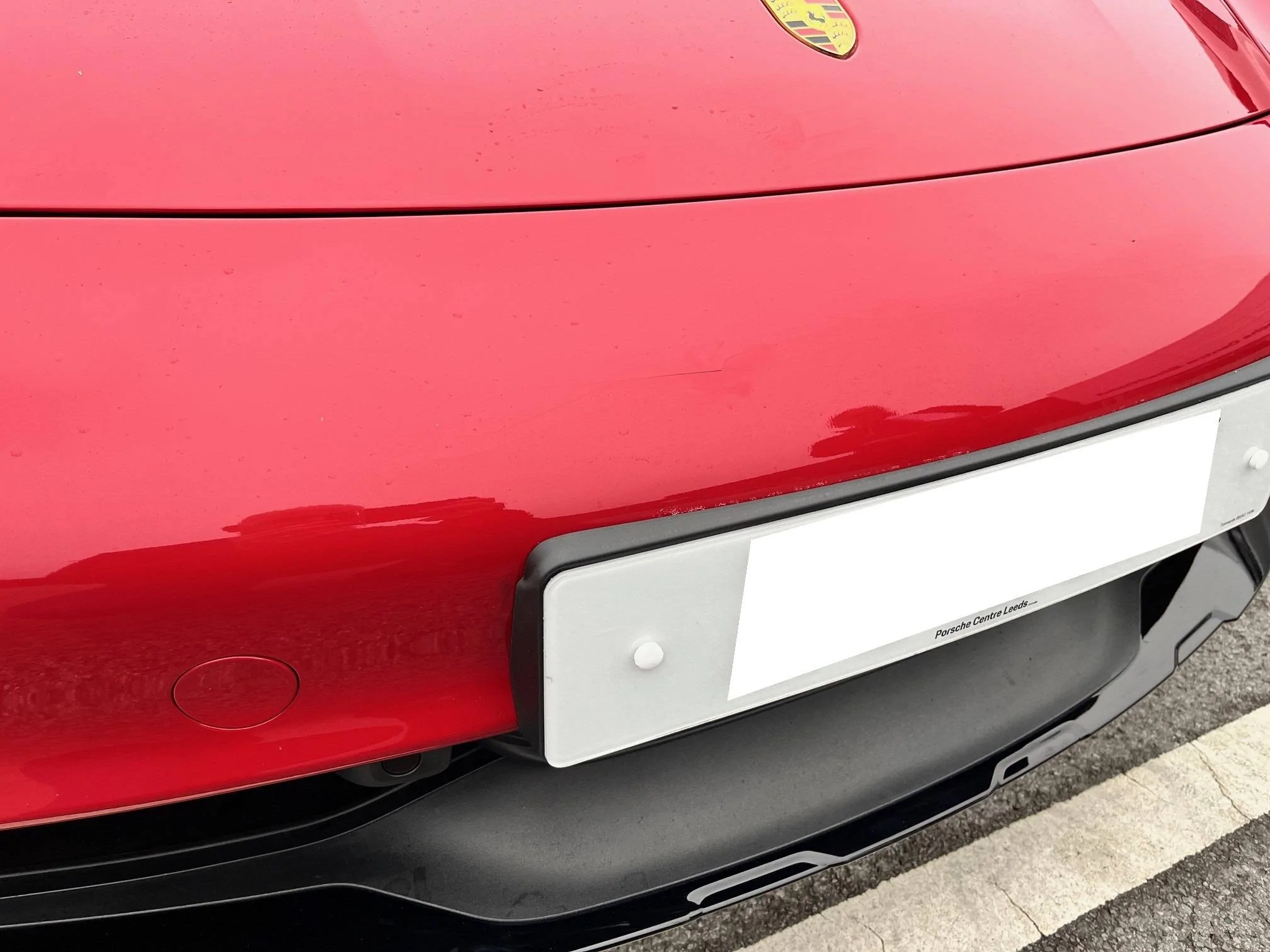 Porsche Taycan N Fault Accident - what to do next Accident4
