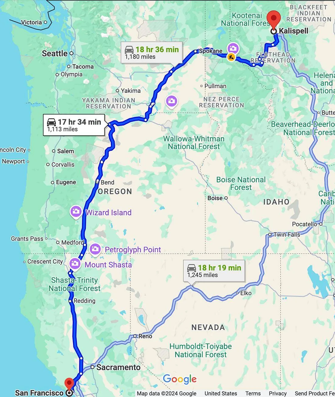 Porsche Taycan Kalispell MT --> San Francisco CA (Taycan Pickup/Delivery Report!) 1729353096472-a6