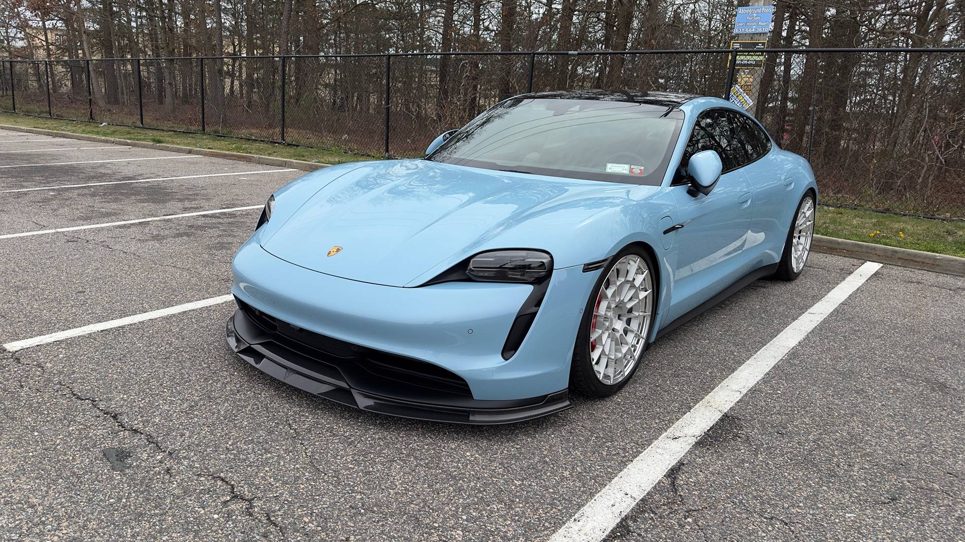 Porsche Taycan Future Design FD V2 Carbon Fiber Front Lip $750 obo IMG_9850