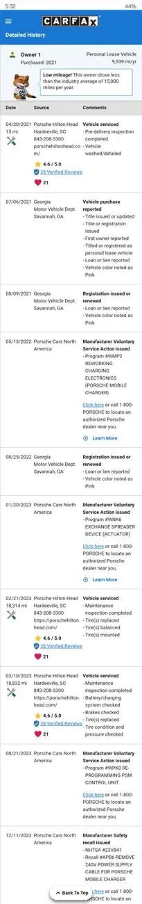 Porsche Taycan Thoughts on this preowned Frozen Berry 4S? 1000049422