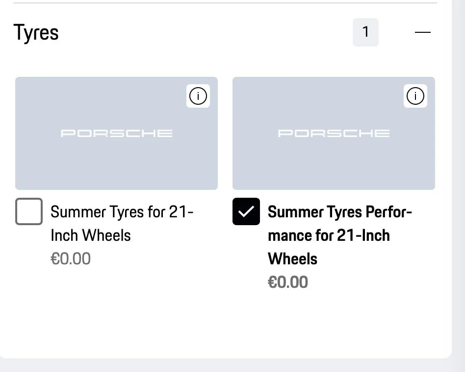 Porsche Taycan 2025 Turbo GT tires Screenshot 2024-10-23 at 14.46.57