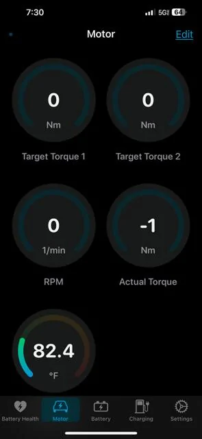 Porsche Taycan Is this normal for cells? image7