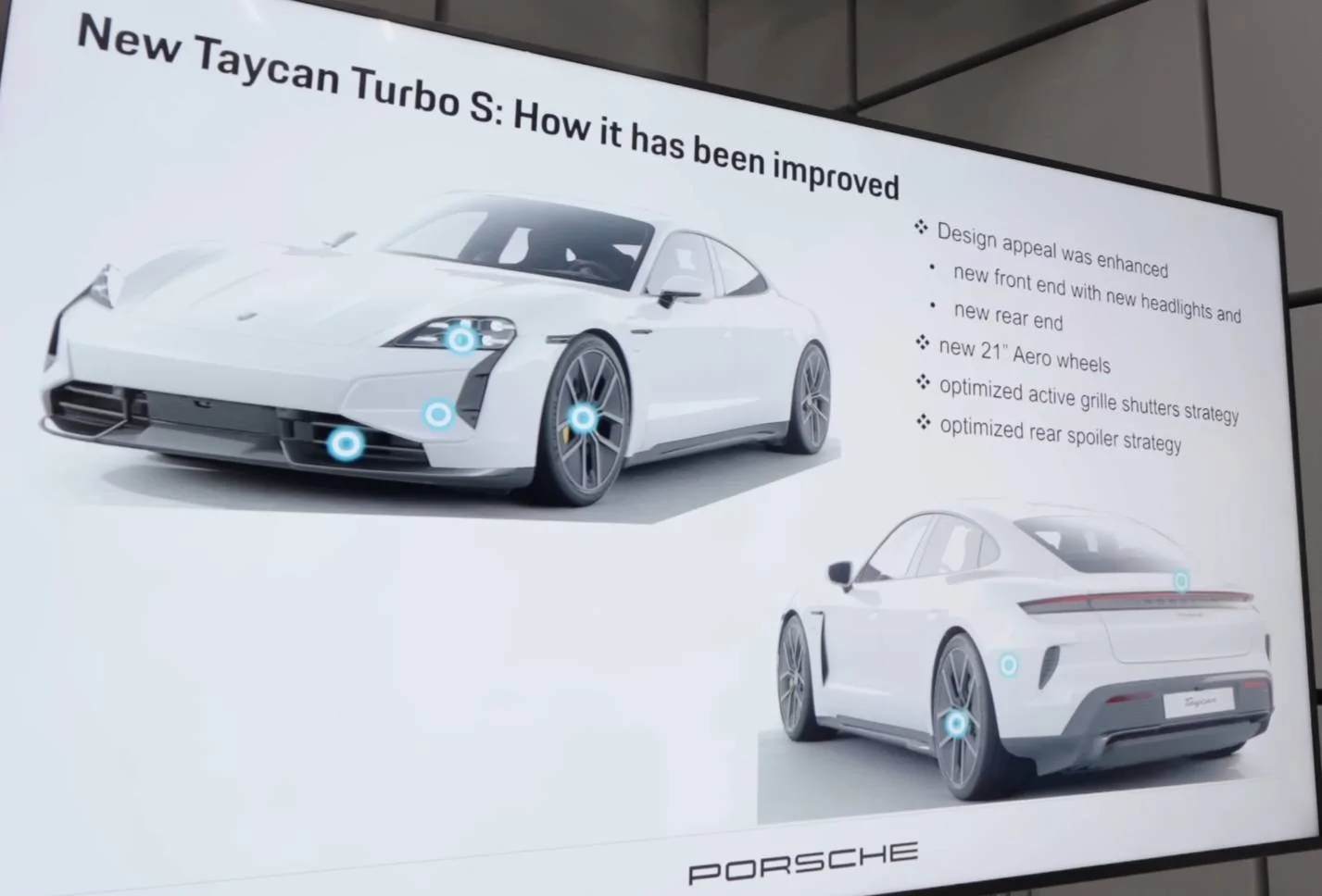 Porsche Taycan Taycan Wind Tunnel testing 1000049609