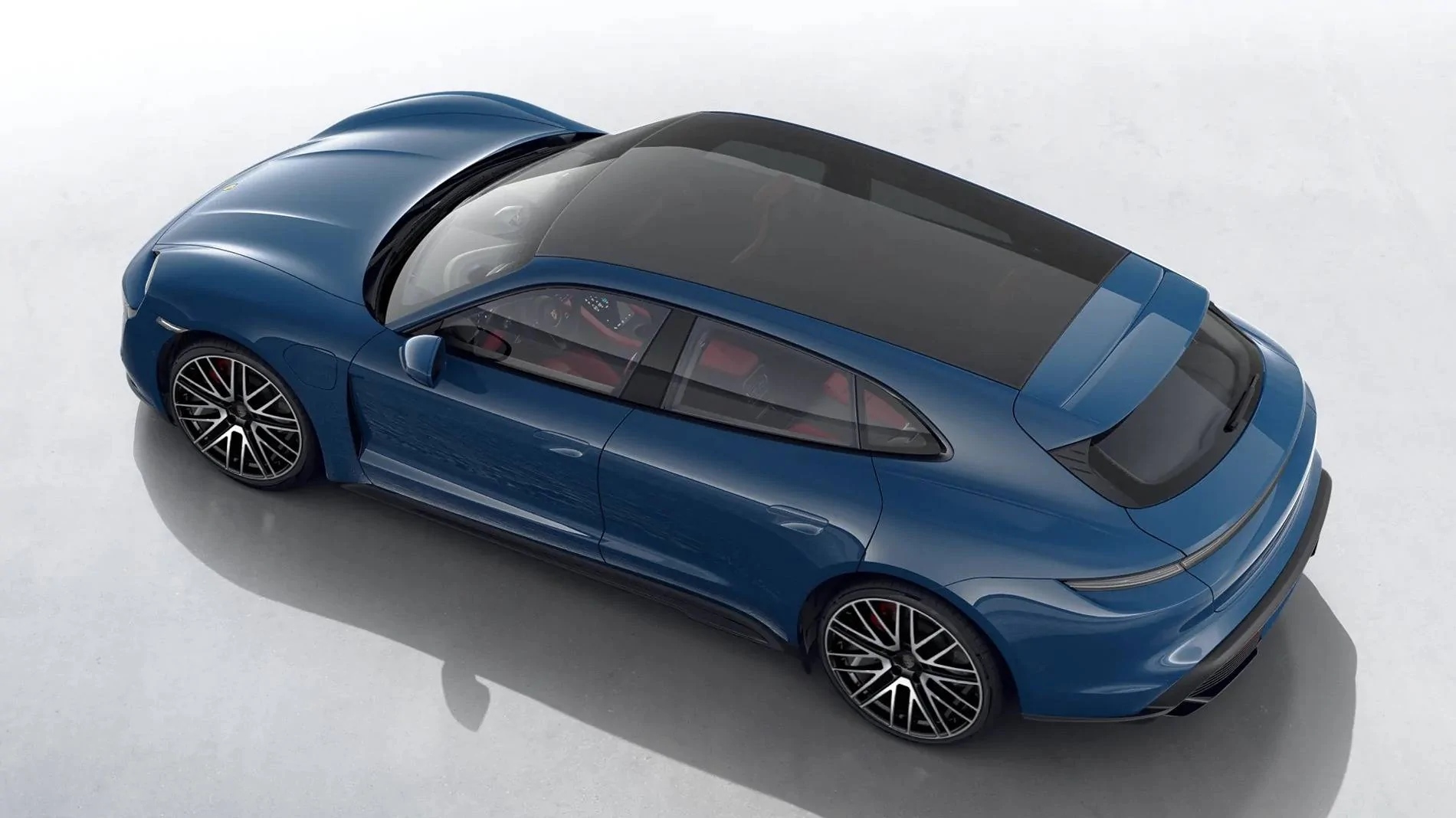 Porsche Taycan 2023 Taycan GTS Sport Turismo w/ 22" Turbo Design wheels from 9YB Cayenne Coupe 04_taycan_top_sid