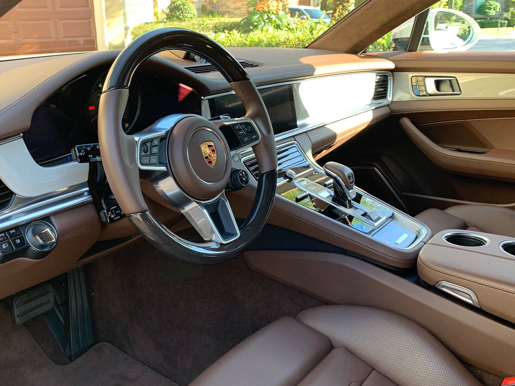 Porsche Taycan Does anyone own a Chalk color taycan with truffle brown interior? IMG_0831