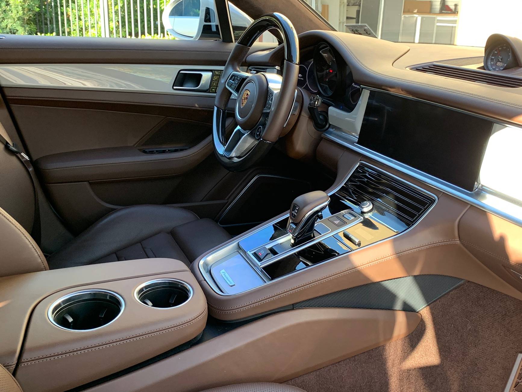 Porsche Taycan Does anyone own a Chalk color taycan with truffle brown interior? IMG_0832