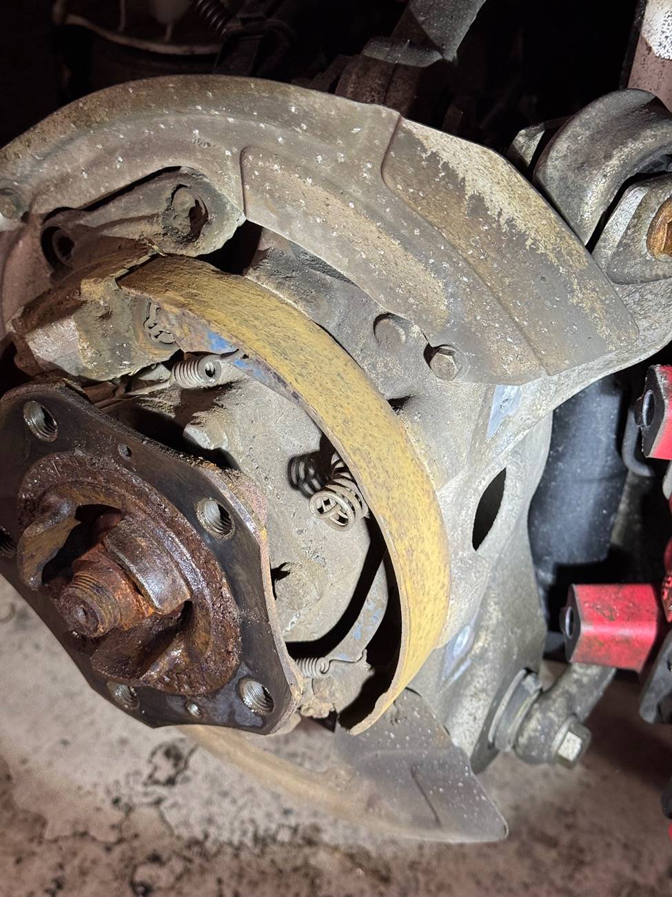 Porsche Taycan E-brake error message and fix IMG_1203