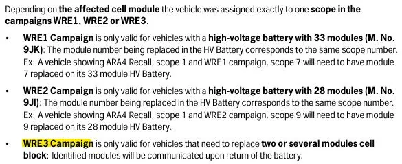Porsche Taycan WRE3 battery recall? 1730810900996-a