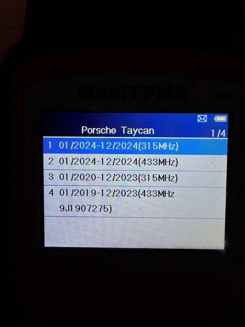 Porsche Taycan J1.2 TPMS IMG_0312