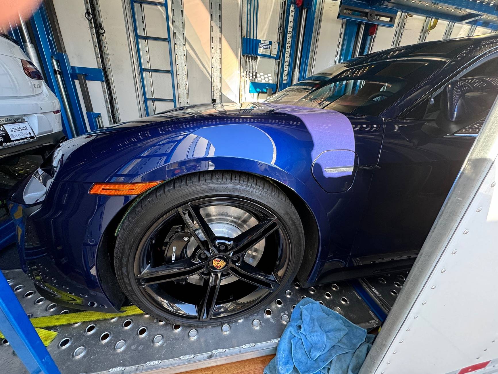 Porsche Taycan 2023 Sport Turismo GTS, new to me on truck Tay
