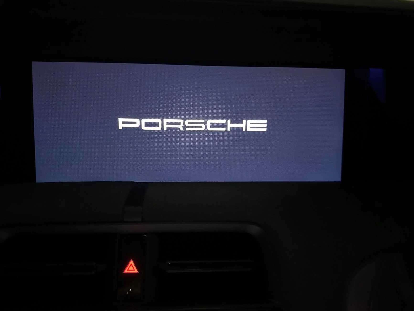 Porsche Taycan PCM Stuck on Porsche screen imag