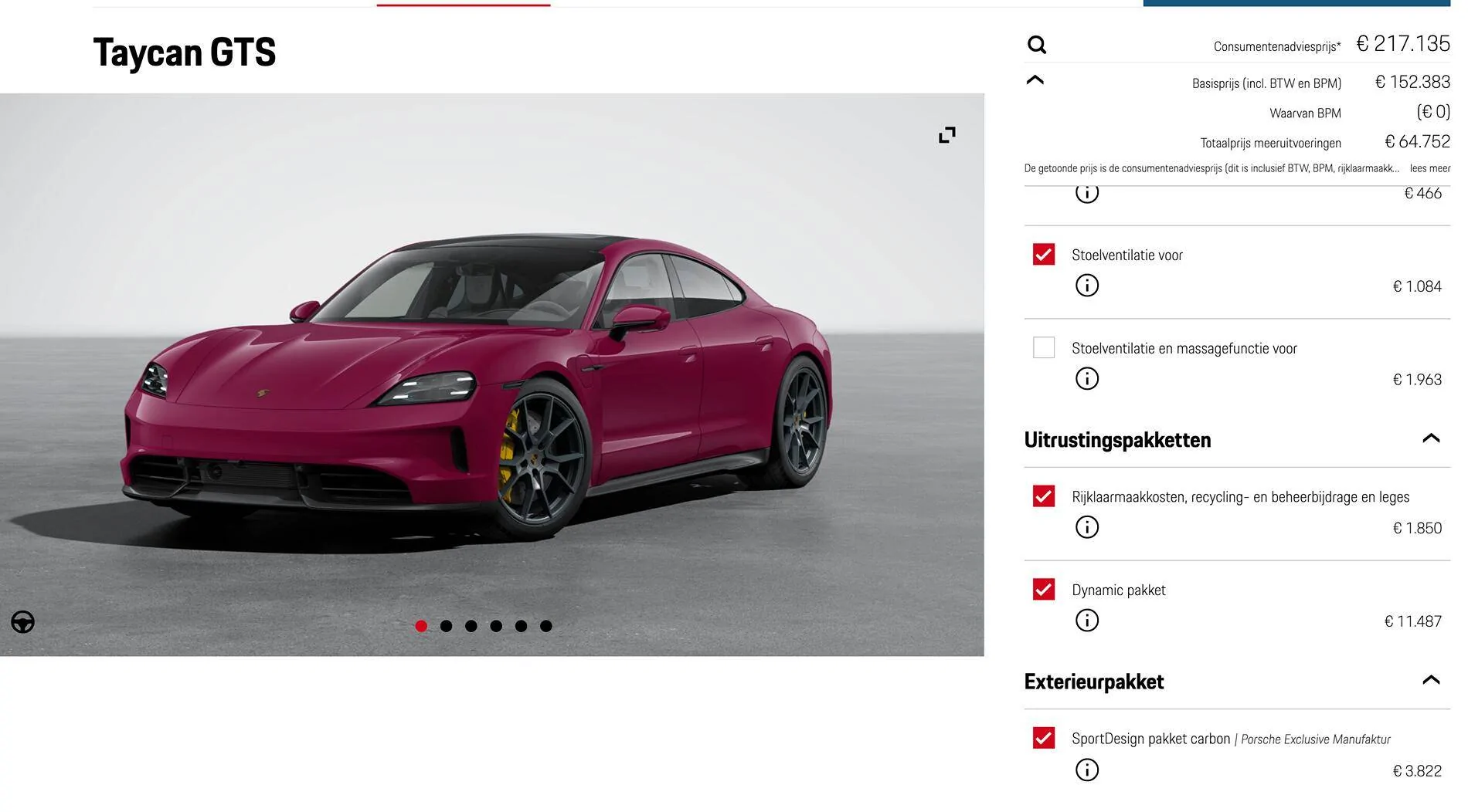 Porsche Taycan New Taycan GTS and Taycan 4 Announced Screenshot 2024-11-14 at 14.03.15