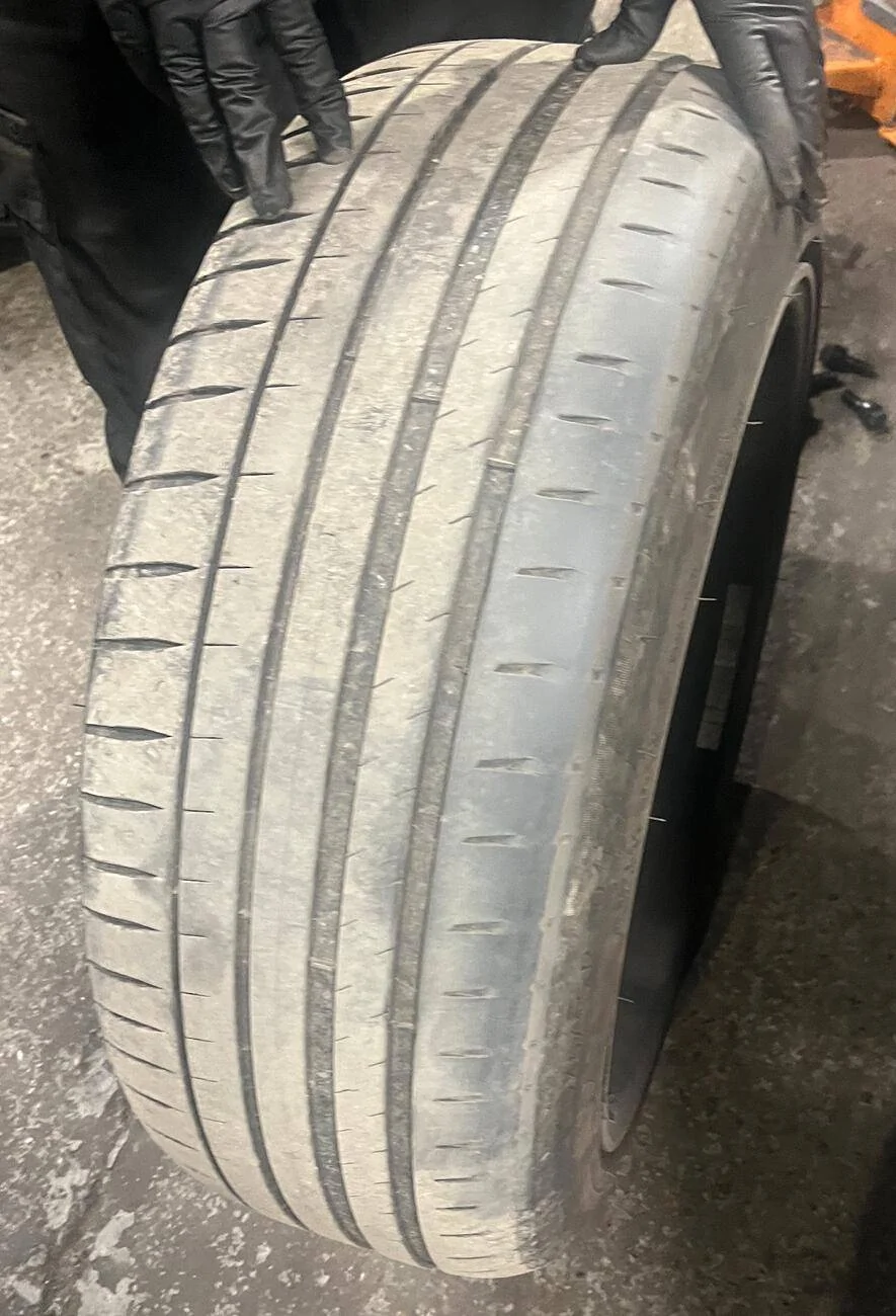 Porsche Taycan Excessive tyre wear. Screenshot 2024-11-16 at 13.18.44