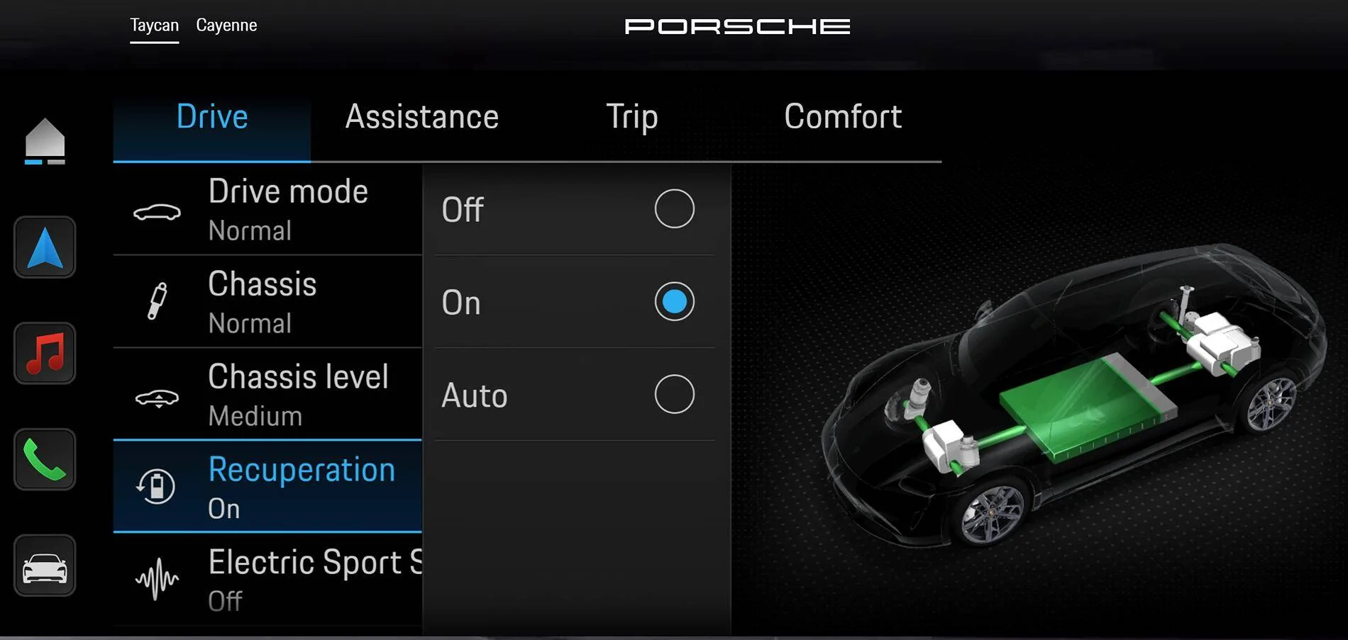 Porsche Taycan Motor Activity Screen - where is it? [found] 1731797025119-vf