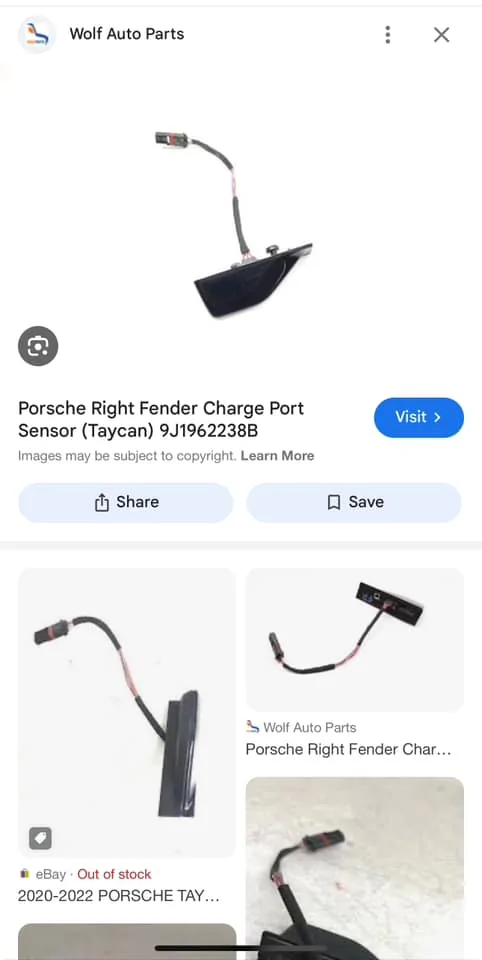 Porsche Taycan Replacing a Fender Charge Port Sensor: Seeking Advice 465446787_10164198863998625_6593628198795768518_n