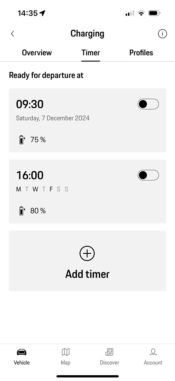 Porsche Taycan Not stopping AC charging at Timer's percentage setting IMG_4531