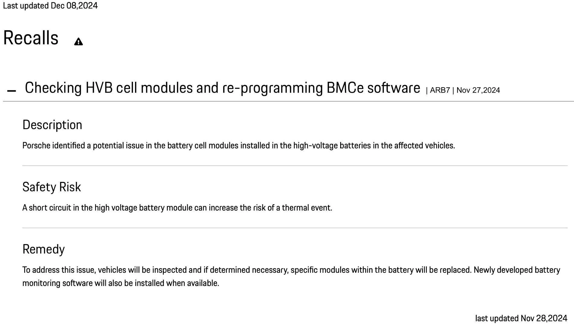 Porsche Taycan The (expected) ARB7 recall letter comes (my THIRD open recall...) Screenshot 2024-12-07 at 5.35.36 PM