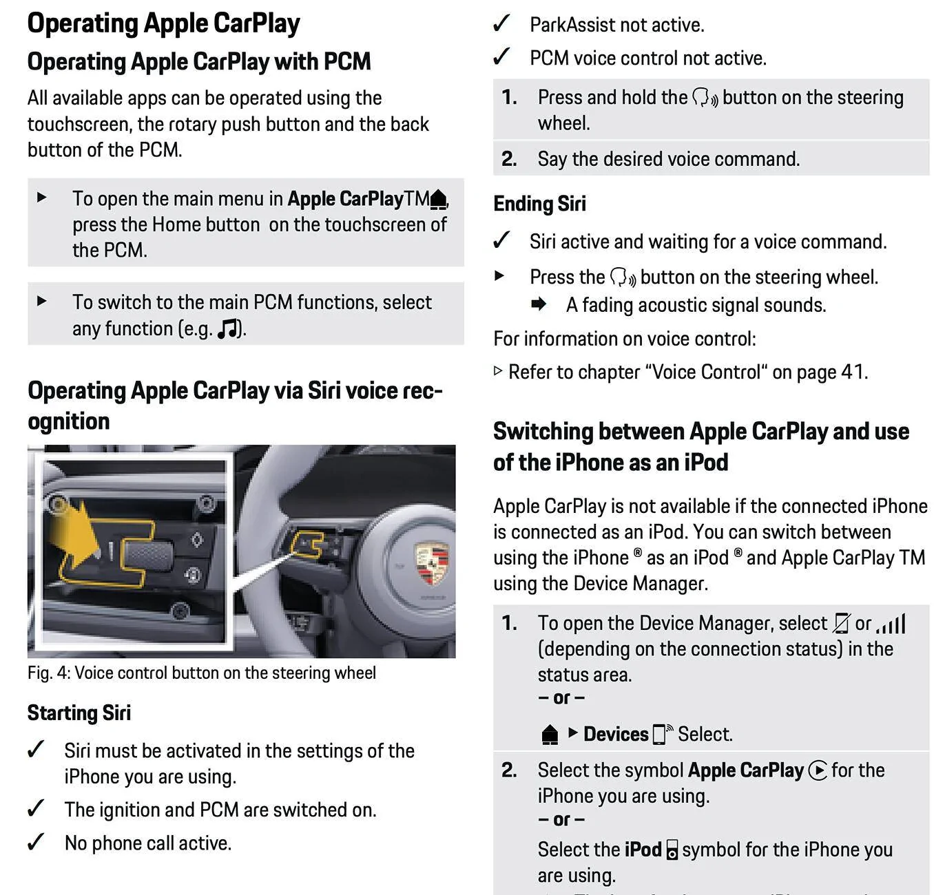 Porsche Taycan Voice control / assistant Screenshot 2024-12-08 at 18.06.46